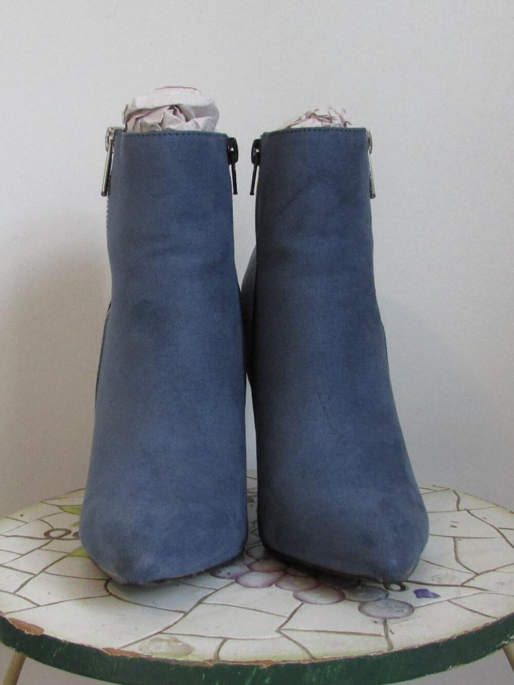 Remi Blue Booties - Picture 2 of 8